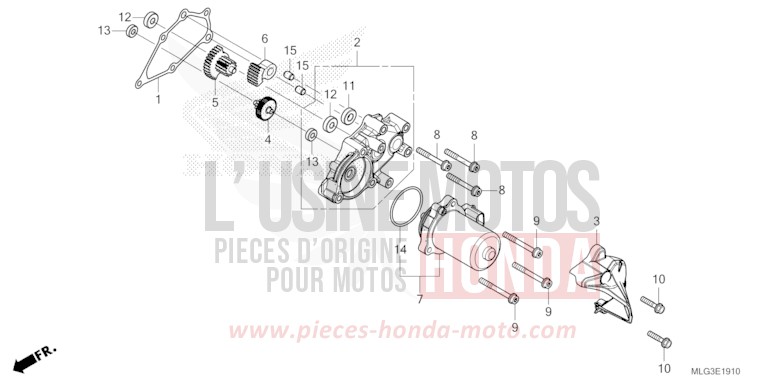 DEMULTIPLICATEUR de Africa Twin DCT MAT BALLISTIC BLACK METALLIC (NHA86) 2022